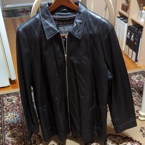 Wilson Men's Dark Leather Jacket